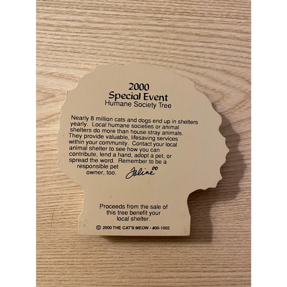 The Cat’s Meow Lot of 3 pieces, 2 90’s Collector’s Club and 1 2000 Special Event - Picture 7 of 7